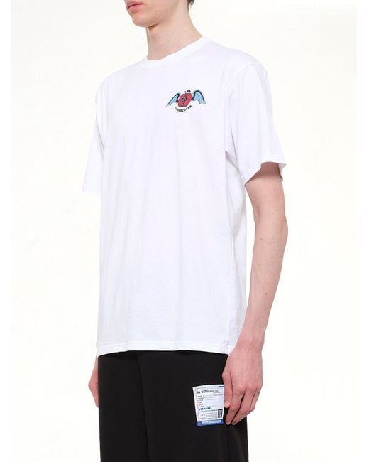 Undercover White Apple Wings T-Shirt for men