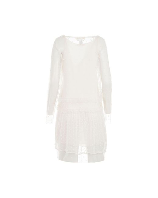 Chloé White Robe Dress