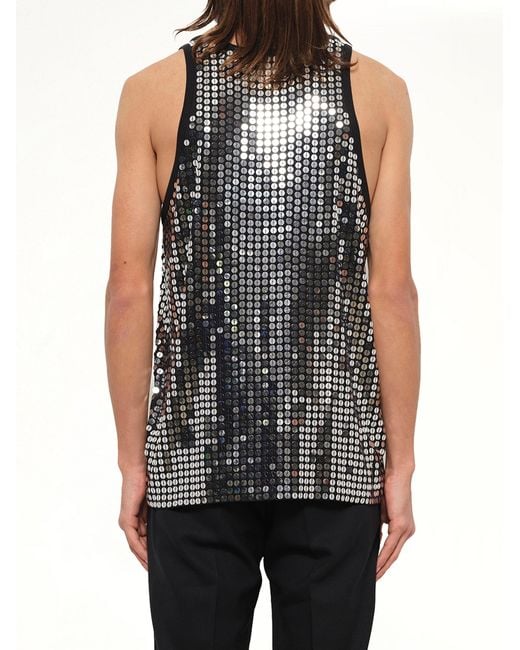 Givenchy Blue Podium Tank Top for men
