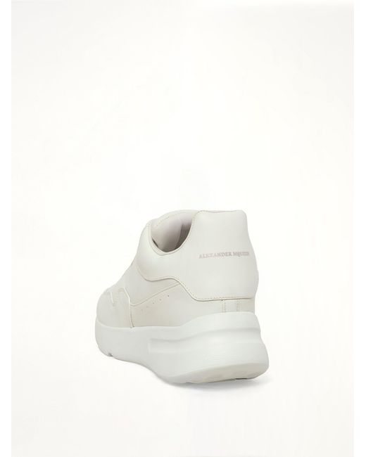 McQueen White Nappa Larry Sneaker