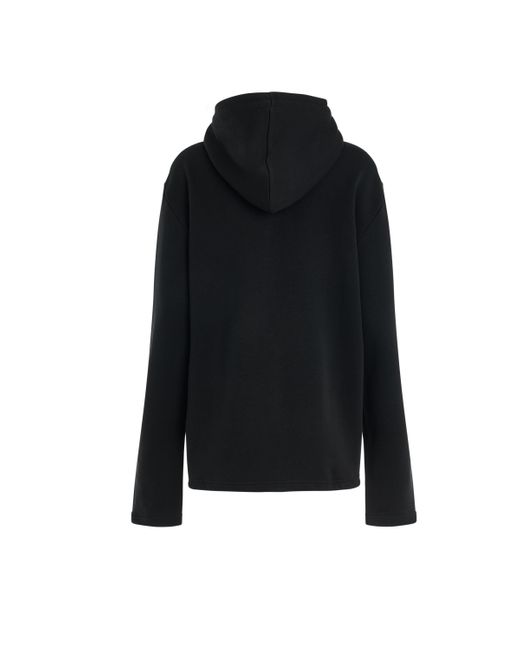 Helmut Lang Black Zip Hoodie, Long Sleeves, , 100% Cotton