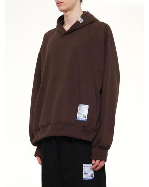 Maison Mihara Yasuhiro Brown Instrumental Heavy Weight Hoodie for men