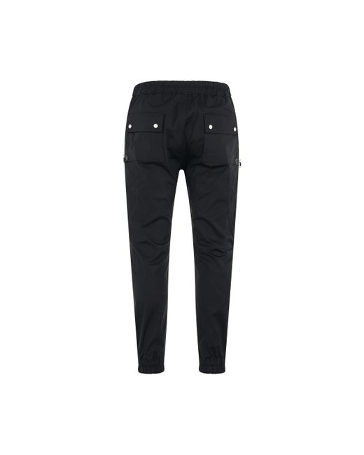 Rick Owens Black Bauhaus Cargo Pants, , 100% Calf Leather for men