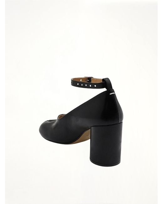 Maison Margiela Black Tabi Mary Jane Pumps