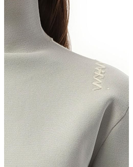 Marni Gray Turtleneck Sweater, Long Sleeves