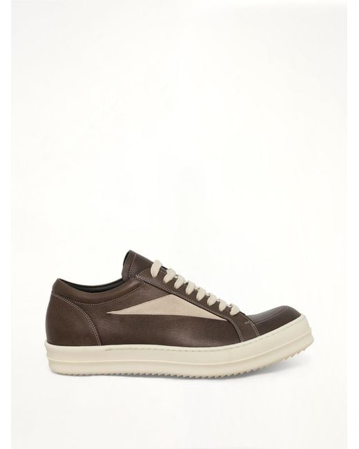 Rick Owens Brown Vintage Sneaker for men