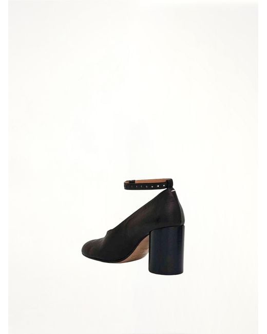 Maison Margiela Black Tabi 8Cm Heel Pumps