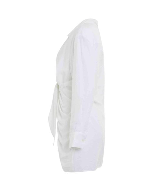 Jacquemus White Bahia Sash Dress