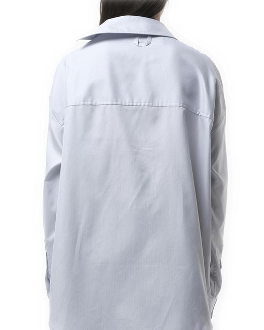 Jacquemus Blue La Chemise Cuadro, Long Sleeves, 100% Cotton