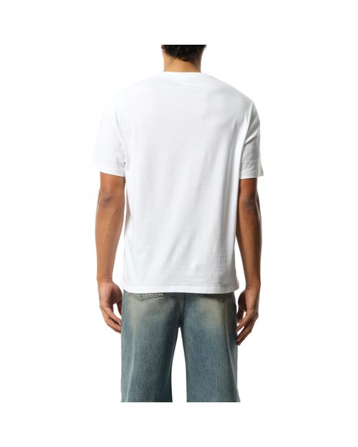 Loewe White 'Relaxed Anagram T-Shirt, Short Sleeves, , 100% Cotton, Size: Small for men