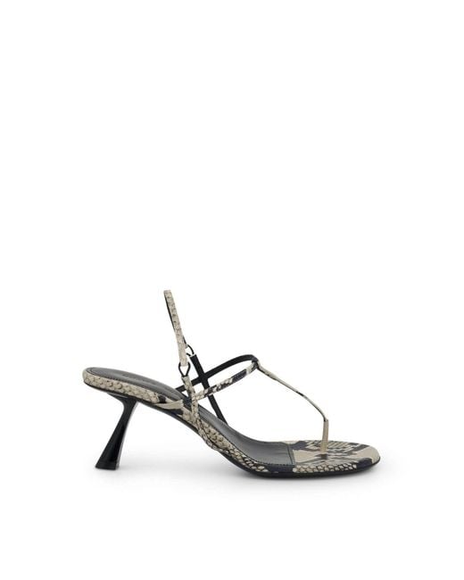 Khaite White Linden Sandal