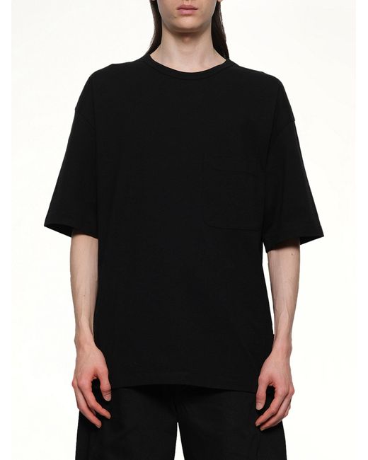 Lemaire Black Boxy Ss T-Shirt for men