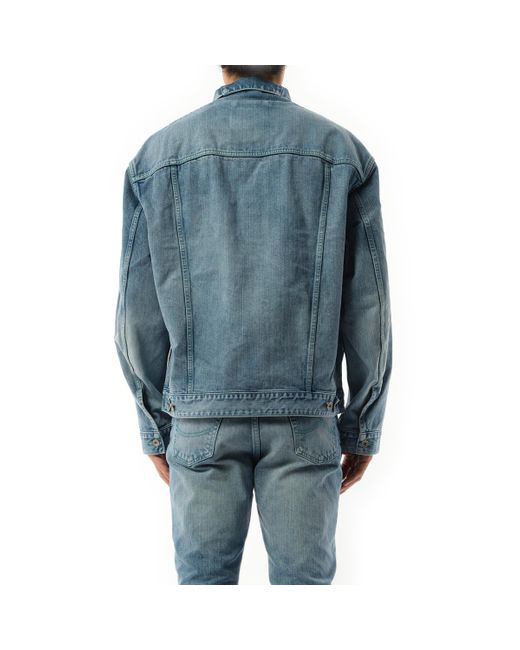 Doublet Blue 'Care Denim Jacket, Long Sleeves, , 100% Cotton, Size: Small for men