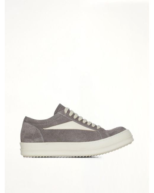Rick Owens White Vintage Sneaks for men