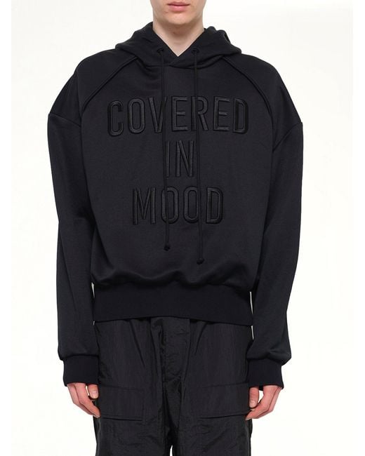 Juun.J Blue Mood Hoodie for men