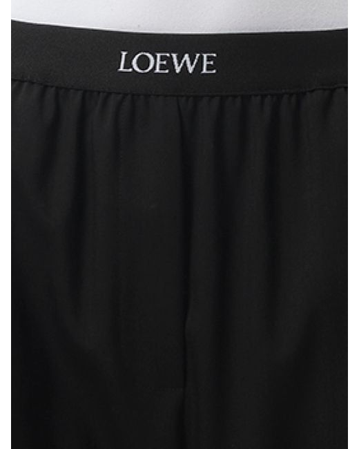 Loewe Black Waistband Trouser, 100% Wool