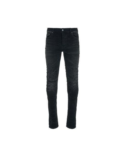 Amiri Black Shotgun Skinny Jeans, Faded, 100% Cotton for men