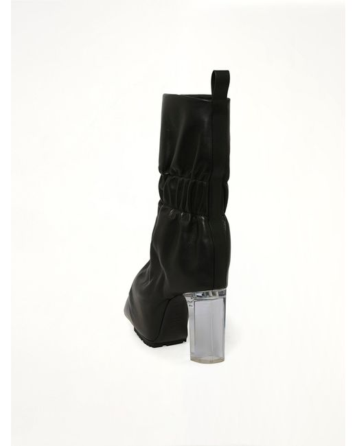 Rick Owens Black Cuffed Taquito Pull On