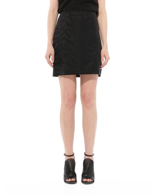 Givenchy Black Mini A-Line Skirt