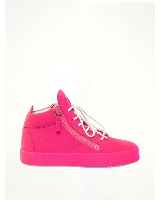 Giuseppe Zanotti Pink Don Flok Ricamo Sneaker
