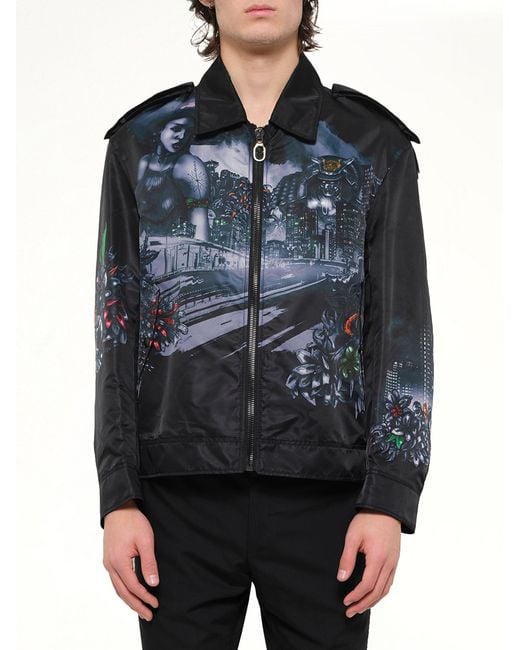 Lanvin Blue Shilder Jacket for men