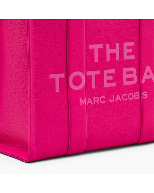 Marc Jacobs Pink The Leather Large Tote Bag