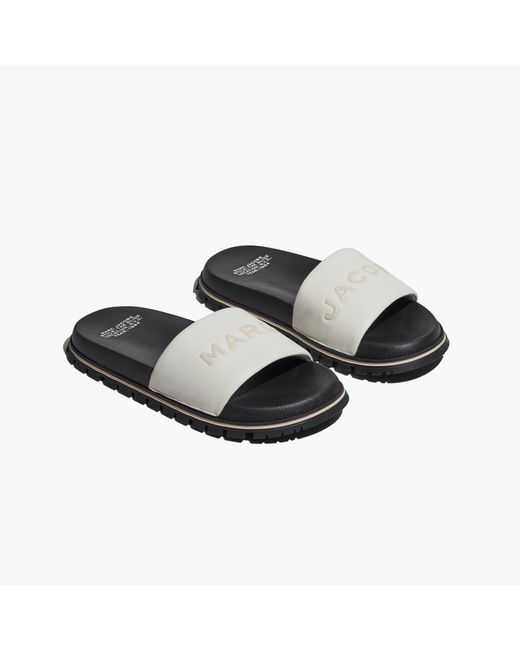 marc jacobs logo sport slide sandal
