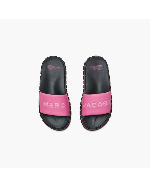 Marc Jacobs Pink The Leather Slide