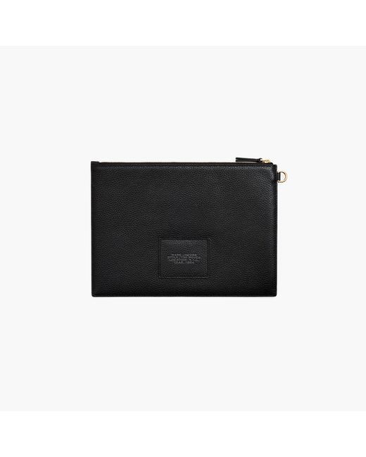 Marc Jacobs The Leather Large Pouch in Black Lyst