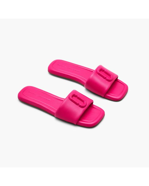 Marc Jacobs Pink The J Marc Leather Sandal
