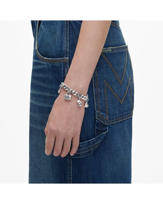 Marc Jacobs Metallic The Mini Icon Charm Bracelet