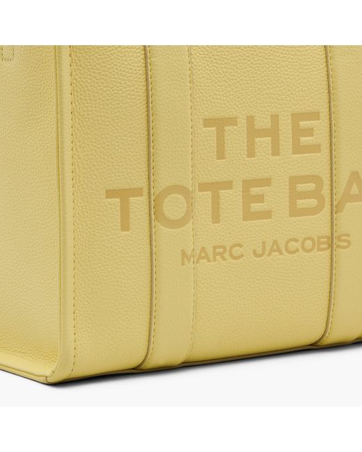 Marc Jacobs Yellow The Leather Medium Tote Bag