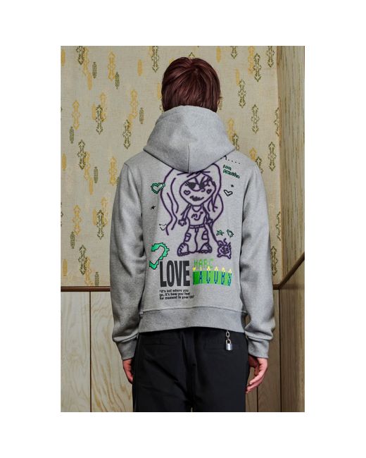 love zip up hoodie
