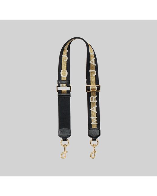 marc jacobs logo webbing strap