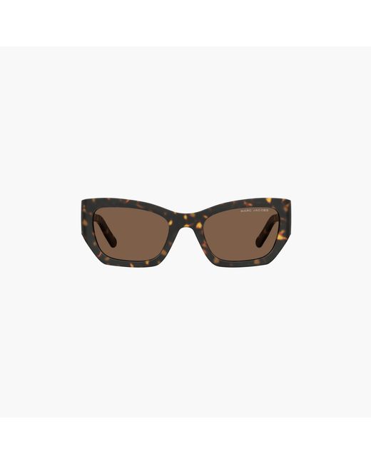Marc Jacobs Brown The J Marc Square Cat Eye Sunglasses