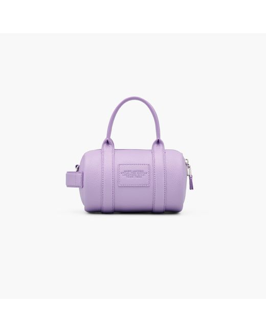 Marc Jacobs Purple The Leather Mini Duffle Bag