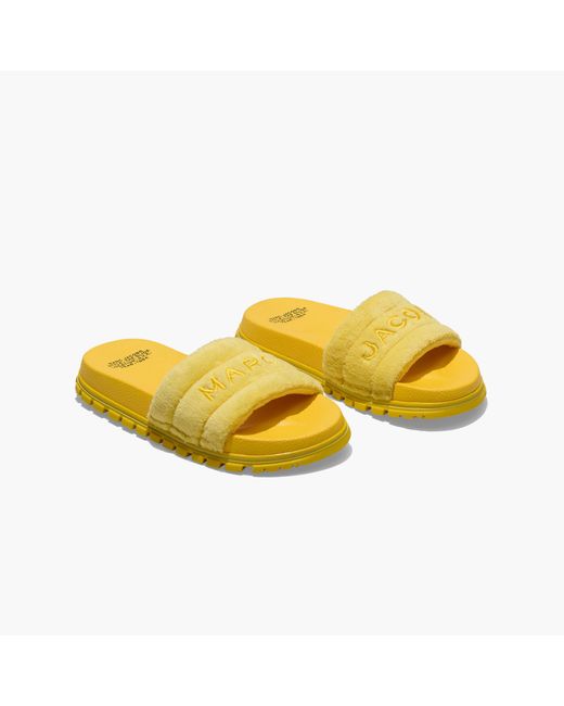 Marc Jacobs The Terry Slide in Yellow Lyst
