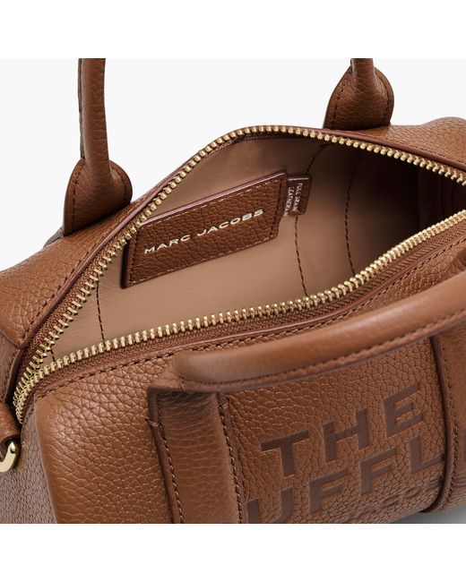 Marc Jacobs Brown The Leather Mini Duffle Bag