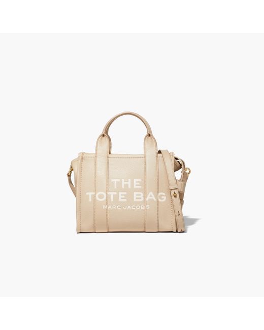 Marc Jacobs Natural The Leather Mini Tote Bag