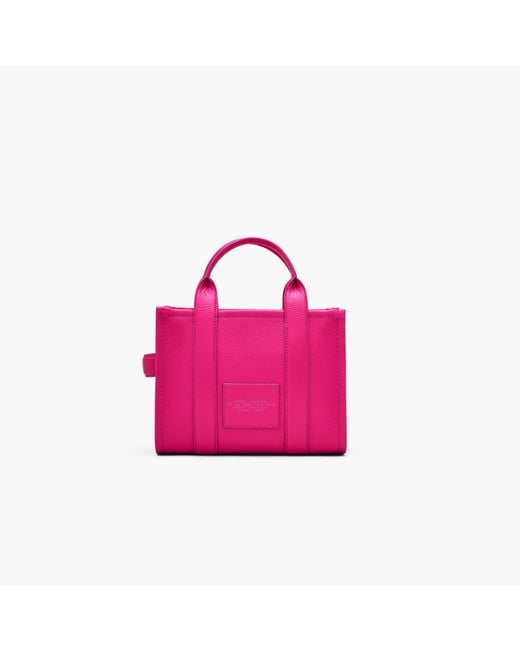 Marc Jacobs Pink The Leather Small Tote Bag