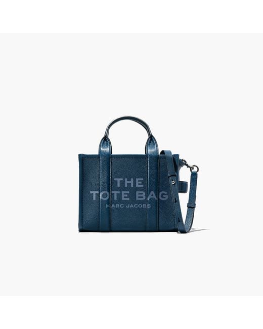 Marc Jacobs The Leather Mini Tote Bag in Blue Lyst