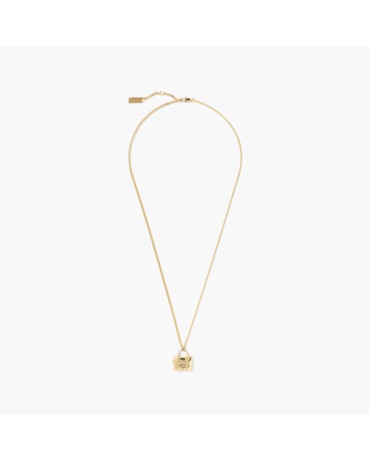 Marc Jacobs Metallic The Tote Bag Necklace