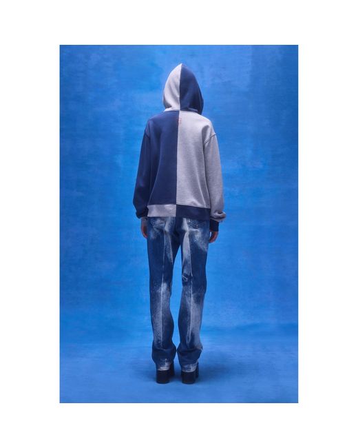 The Marc Jacobs Kids logo embroidered hoodie - Blue