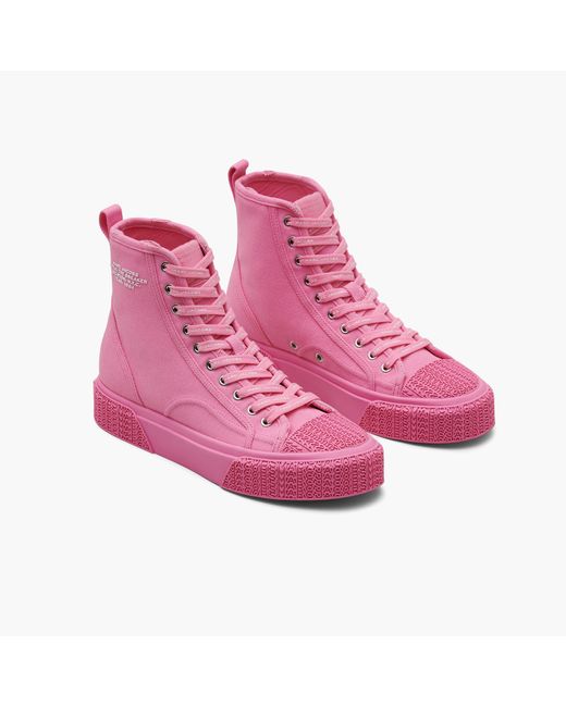 Marc Jacobs Pink The High Top Sneaker