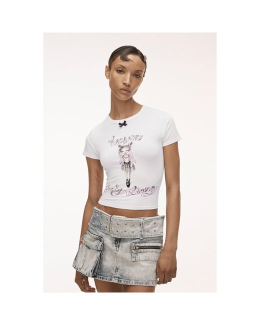 Marc Jacobs White Sandy Liang Baby Tee