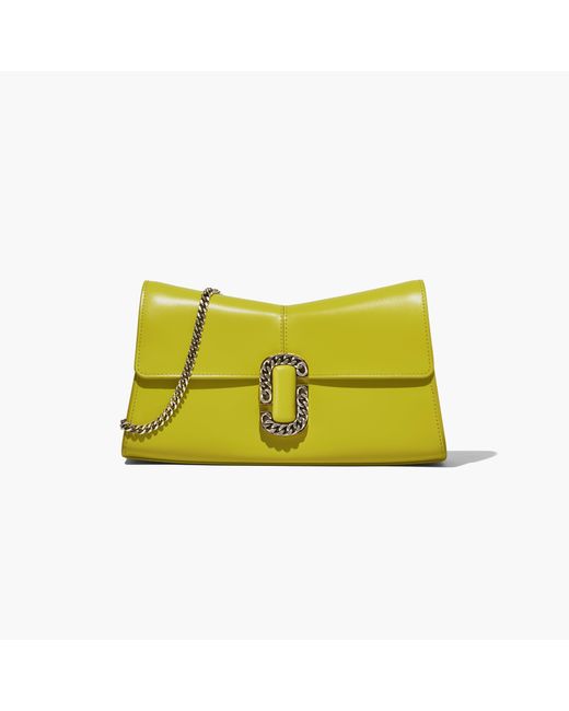Marc Jacobs Yellow The St. Marc Convertible Clutch Bag