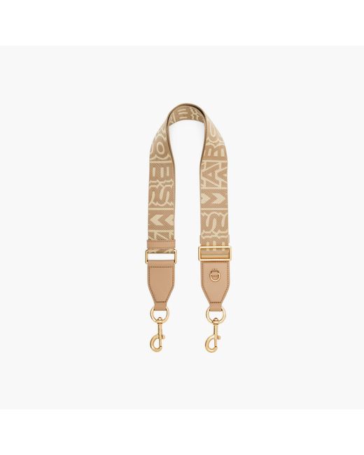 Marc Jacobs Natural The Monogram Utility Webbing Strap