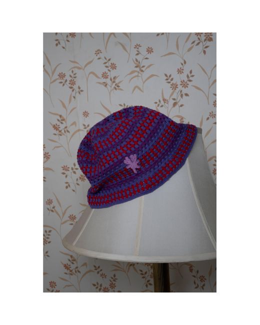 Marc Jacobs Multicolor Purple Heaven By Psychedelic Knit Hat