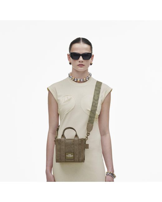 Marc Jacobs Multicolor The Crystal Canvas Crossbody Tote Bag