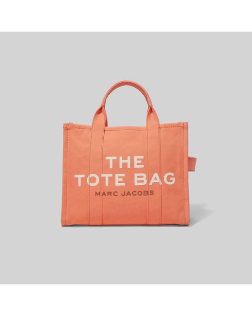 Marc Jacobs Orange The Small Traveler Tote Bag